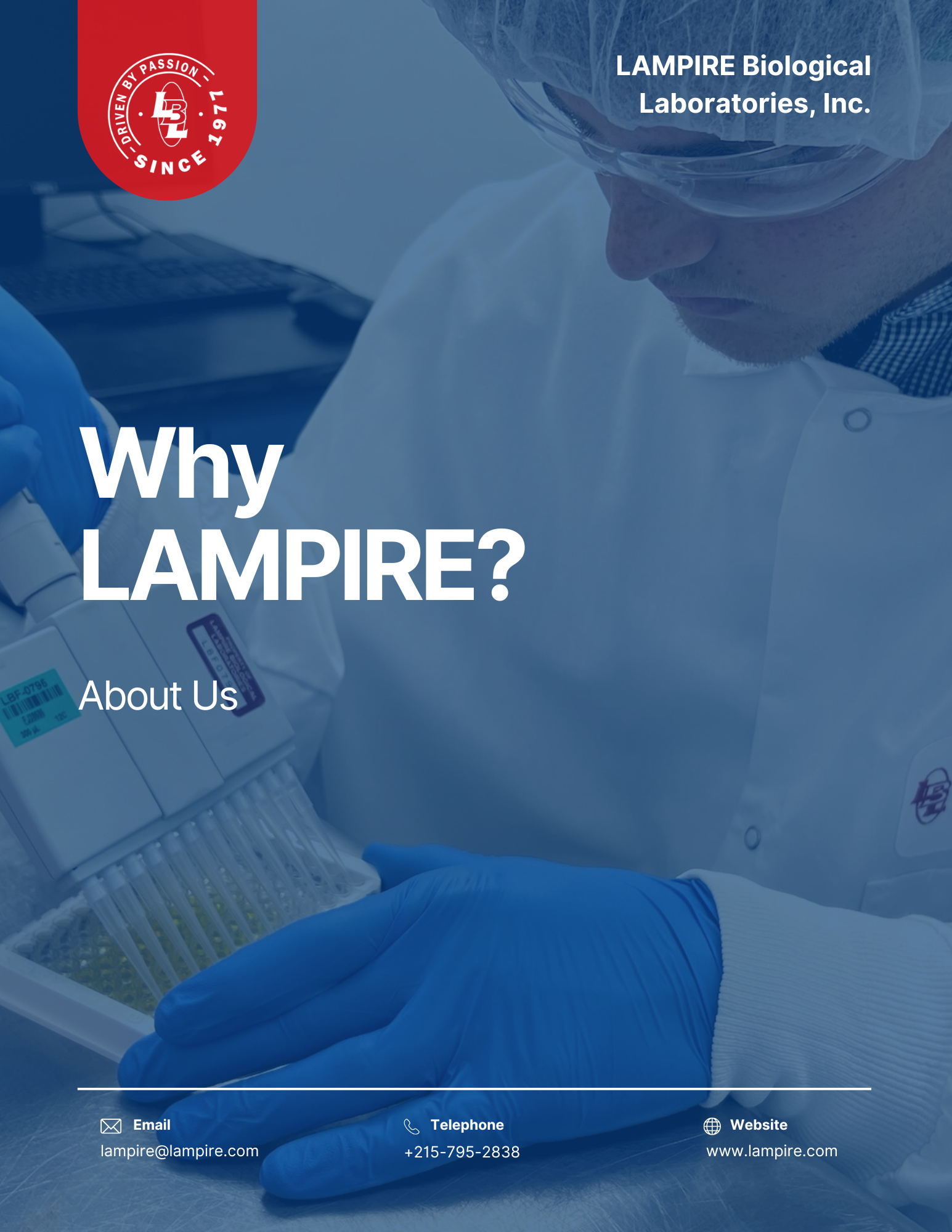 Why LAMPIRE? | Lampire Biological Laboratories, Inc.
